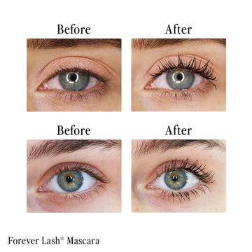 Duración duradera sin manchas con Forever Lash Mascara.