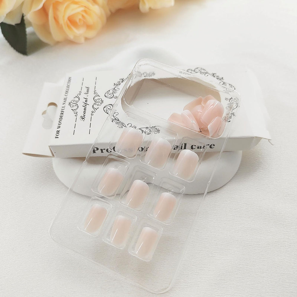BDKAIWU conjunto completo de uñas postizas con estuche y herramientas para aplicación fácil