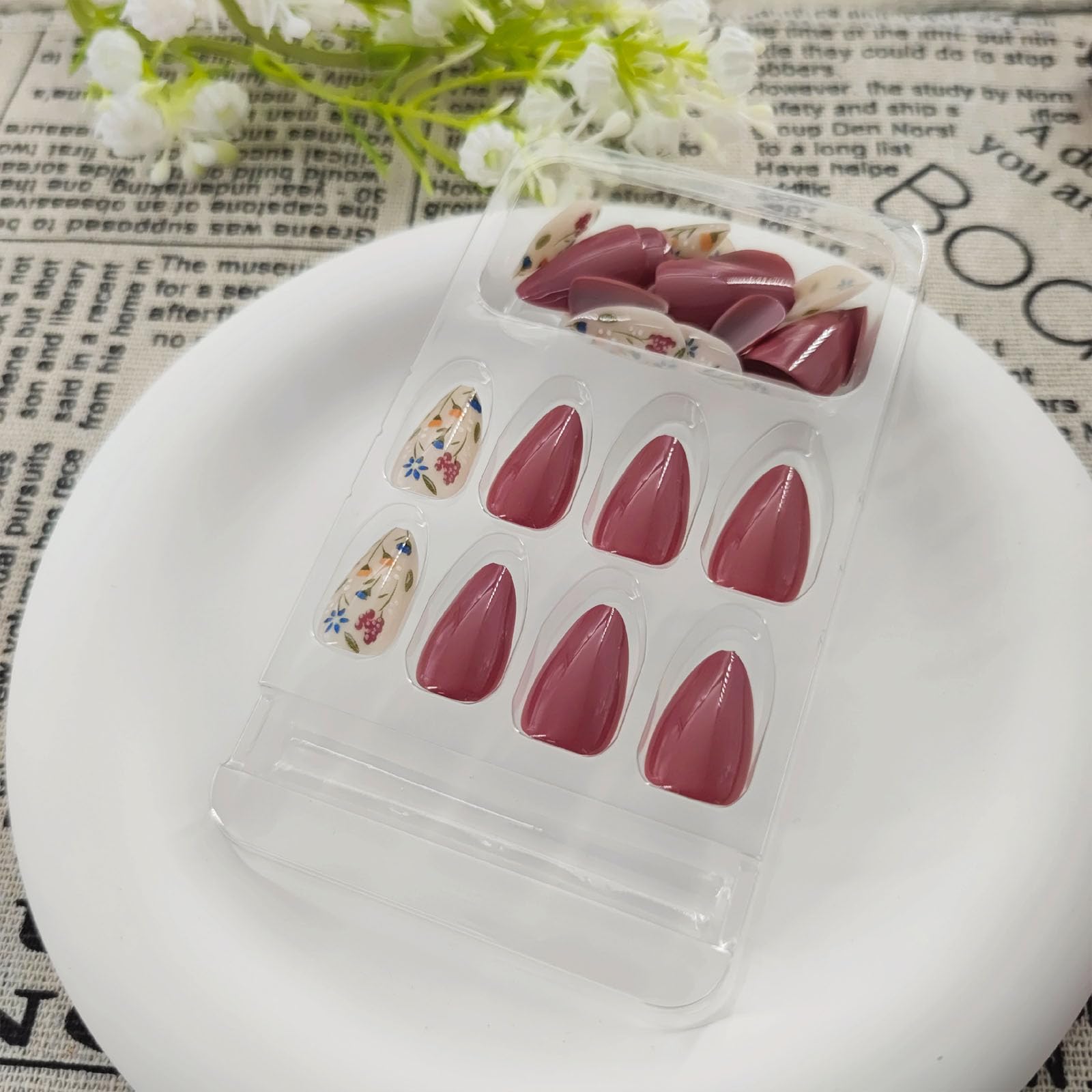 BDKAIWU pegatinas adhesivas para fijación segura y limpia de las uñas.