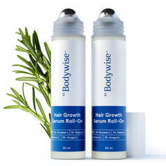 Be Bodywise serum con aplicador rodillo para crecimiento capilar y fortalecimiento del folículo