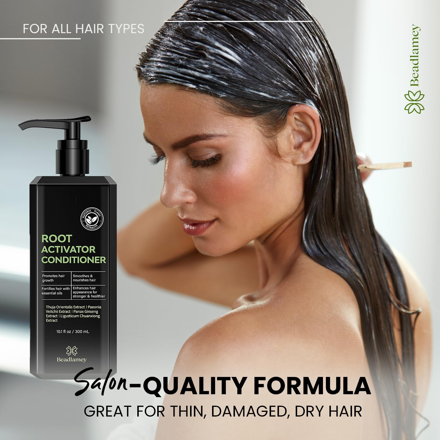 Beadlamey cuero cabelludo nutrición diaria para cabello hidratado y cómodo.