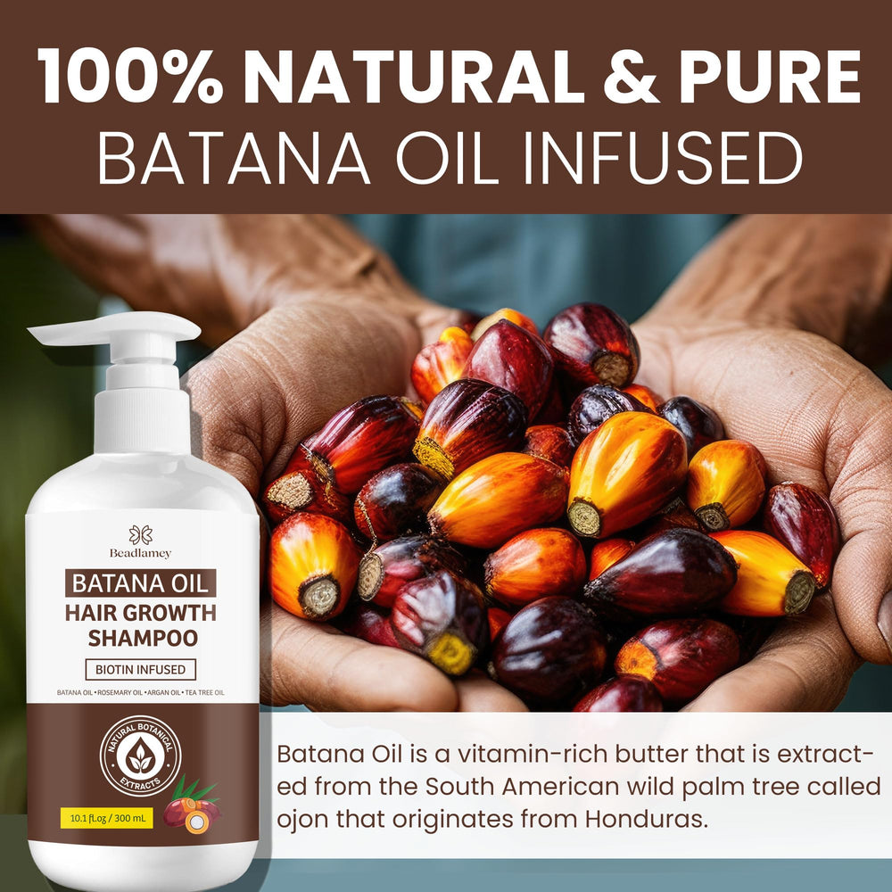 Beadlamey Root Activator Batana, cabello más denso gracias al fortalecimiento diario.