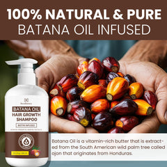 Beadlamey Root Activator Batana, cabello más denso gracias al fortalecimiento diario.
