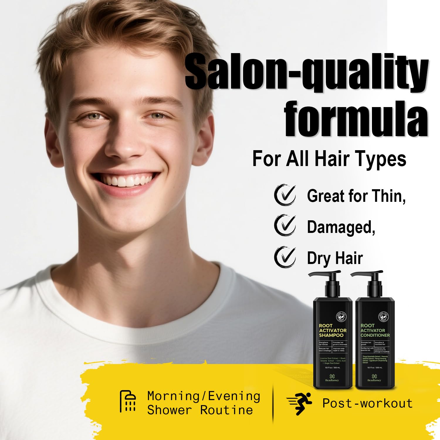Beadlamey para todo tipo de cabello, rendimiento versátil y suave.