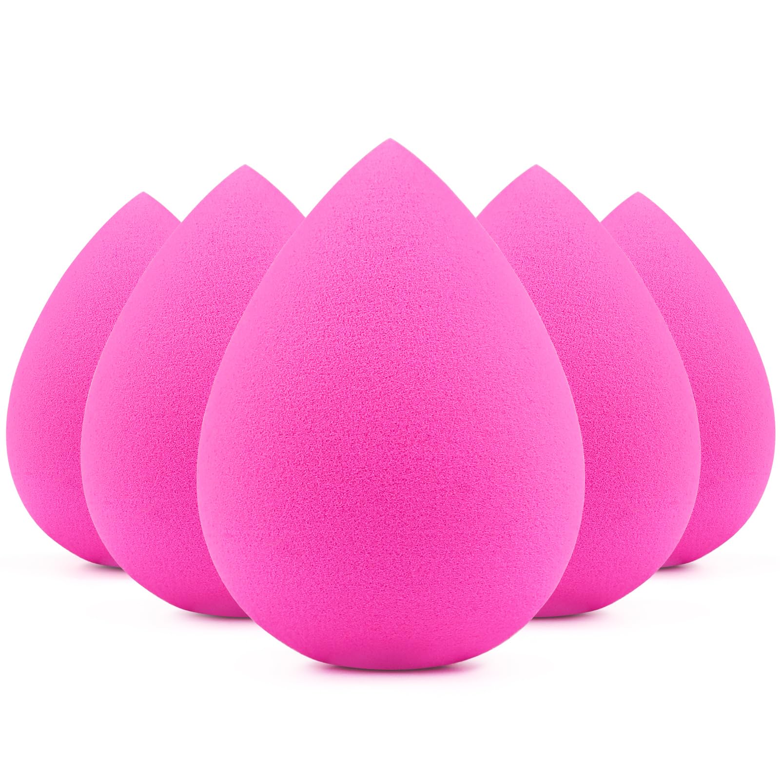 BEAKEY esponja maquillaje rosa suave para base y corrector.