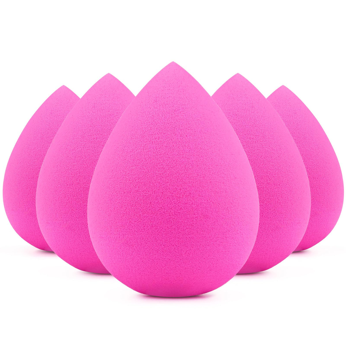 BEAKEY esponja maquillaje rosa suave para base y corrector.