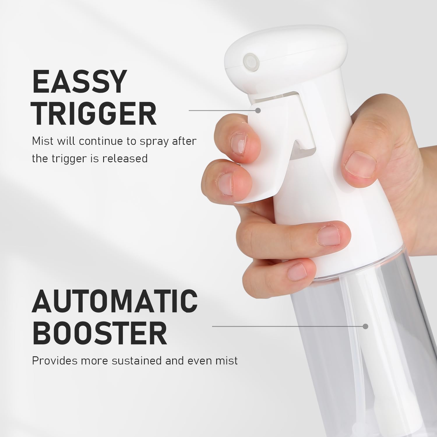 Bealee botella atomizadora material premium y duradera