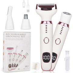 Beanify afeitadora eléctrica 4 en 1 para rostro y cuerpo, uso diario cómodo.