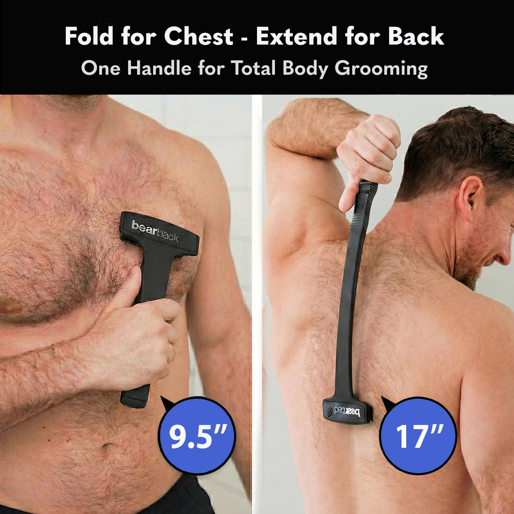 Bearback uso mojado o seco, rendimiento consistente en ducha o fuera