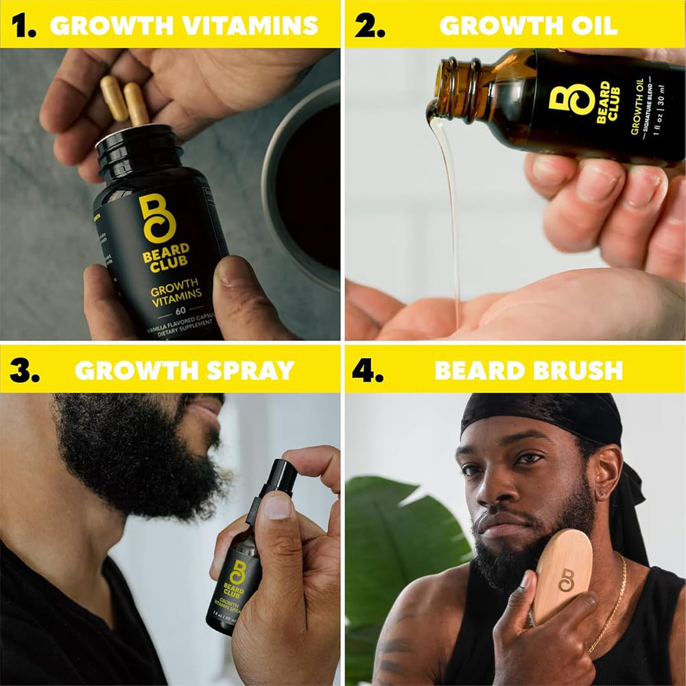 Beard Club spray vitamínico para barba: promueve nutrición e hidratación