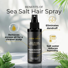 Beard Gains Lion Locs con aceites esenciales para perfumar y nutrir el cabello.