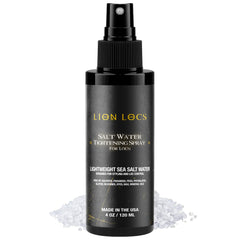 Beard Gains Lion Locs bruma para inicio de rastas con sal marina que hidrata suavemente.