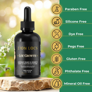 Beard Gains Lion Locs lightweight formula adds subtle shine