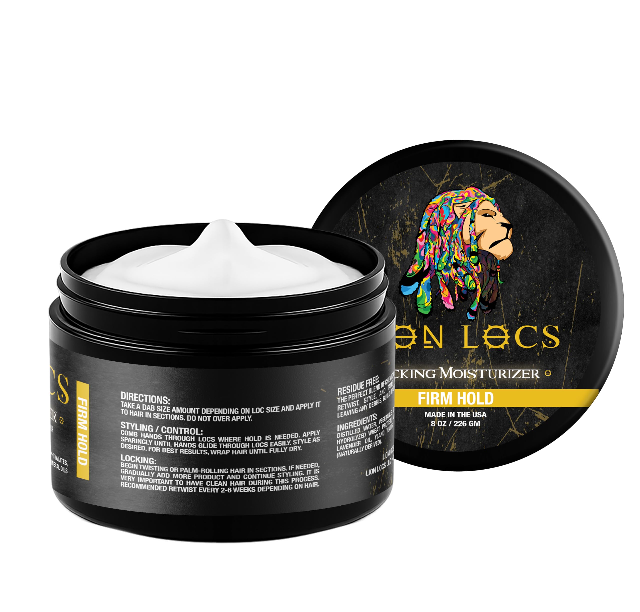 Beard Gains Lion Locs: adecuado para todas las etapas de locs y estilos.