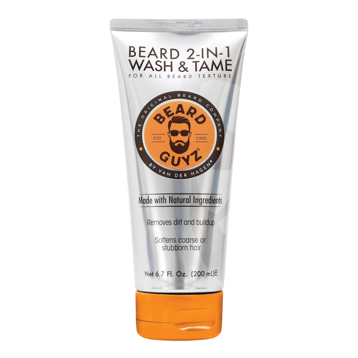 Beard Guyz 2 en 1: lavado de barba en bote para limpieza profunda y frescura