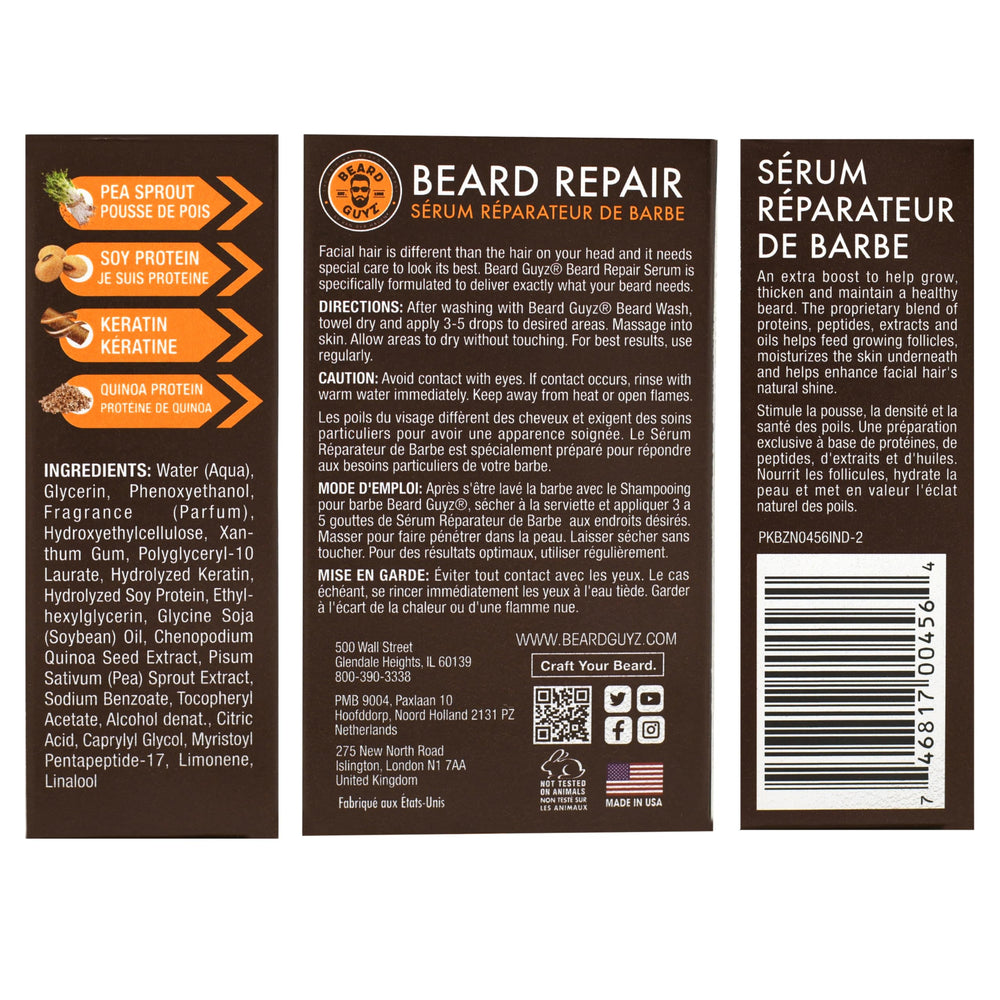 Beard Guyz Beard Serum aroma fresco que acompaña la rutina matutina.
