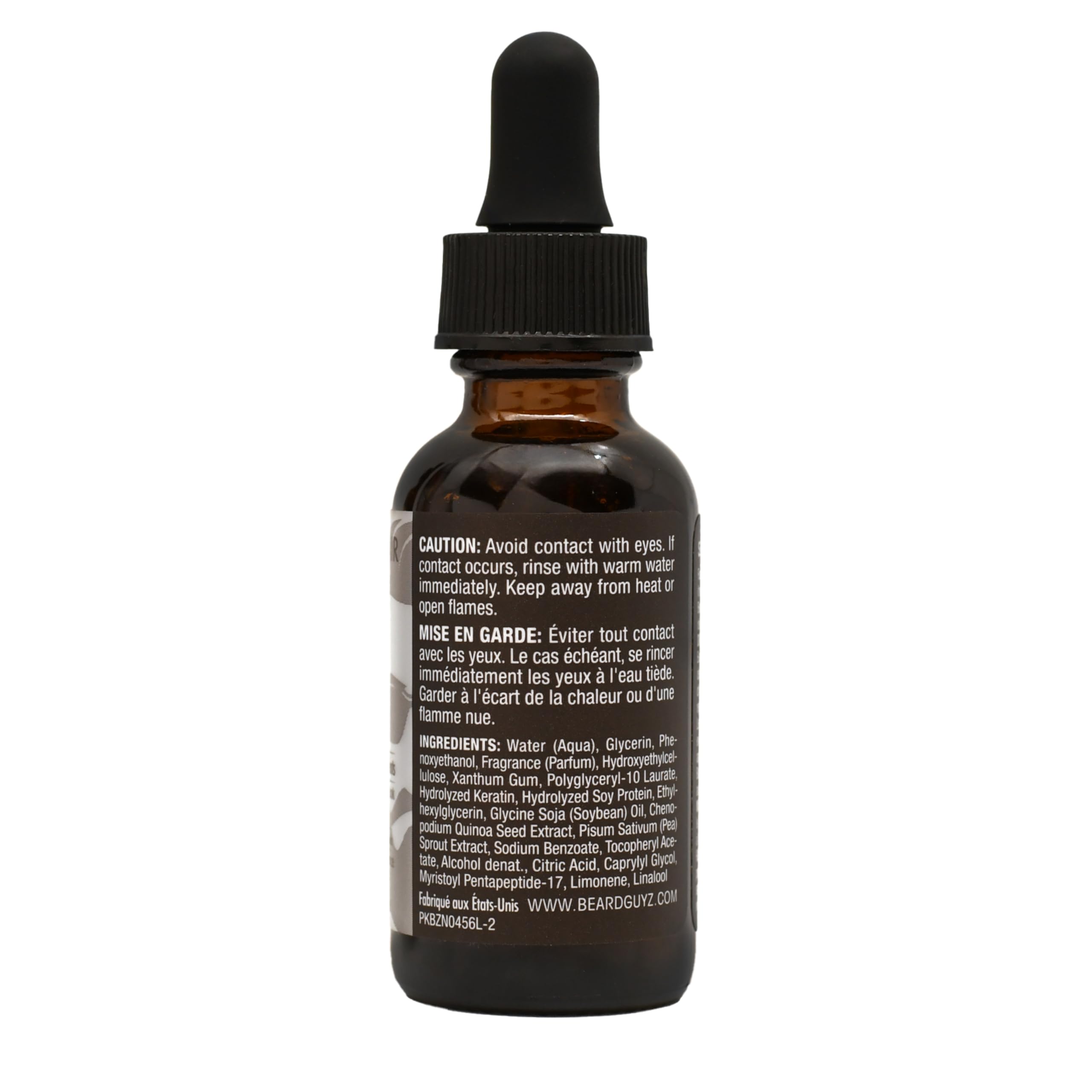 Beard Guyz Beard Serum, textura suave al tacto para control del frizz.