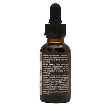 Beard Guyz Beard Serum, textura suave al tacto para control del frizz.