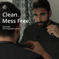 Beard King delantal para barba con ventosas fuertes ofrece sujeción estable