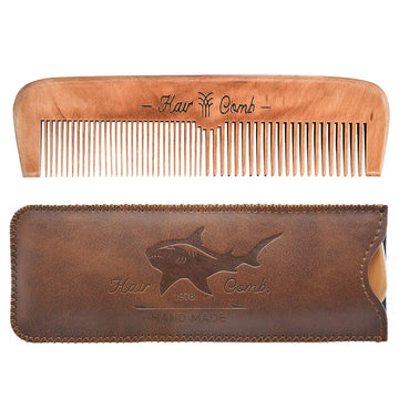 Beard Power peine de madera para barba, uso diario cómodo.