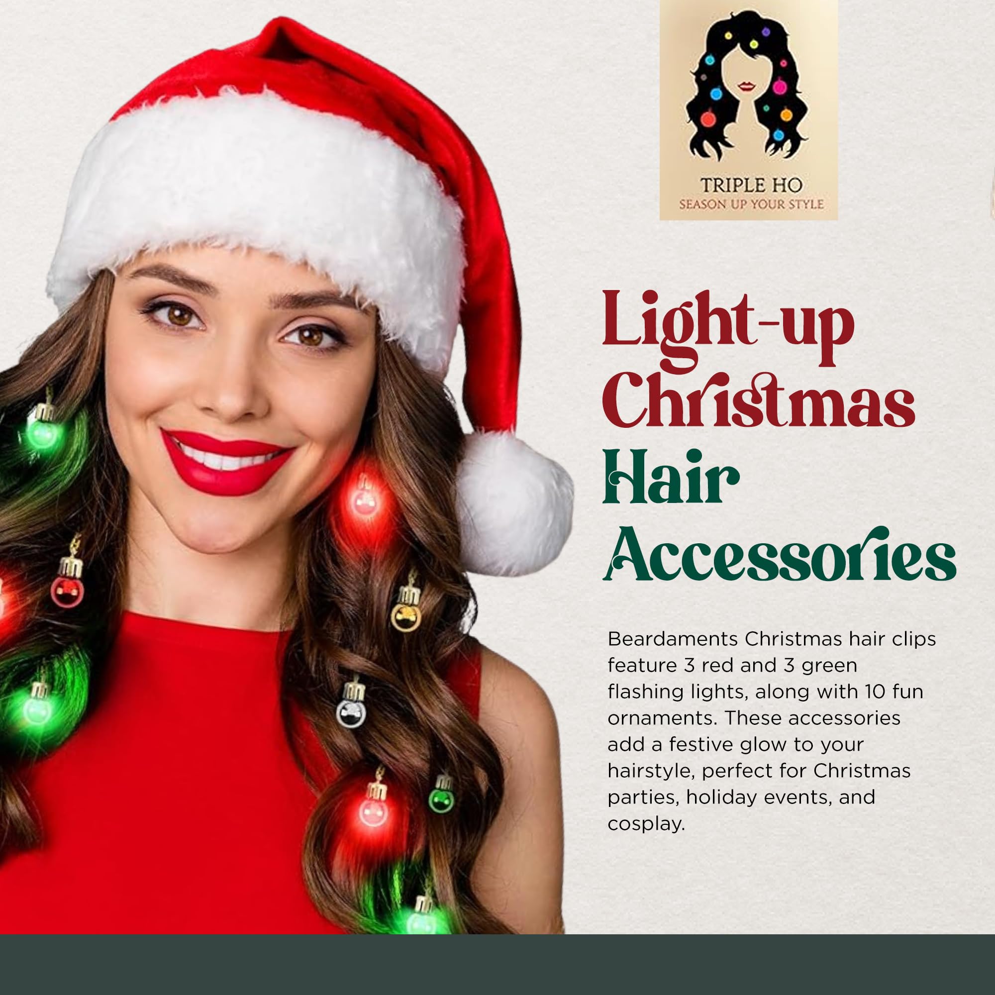 Beardaments clips de cabello mini con agarre firme para cualquier peinado