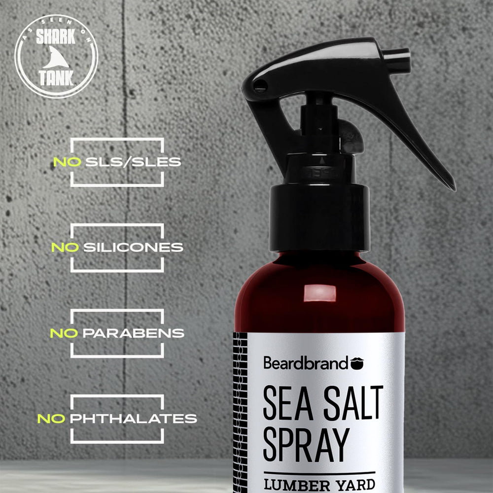 Beardbrand brillo suave sin apelmazar el cabello.