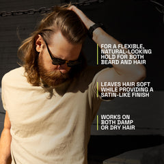 Beardbrand Pasta de Estilizado – Acabado satinato para barba y cabello