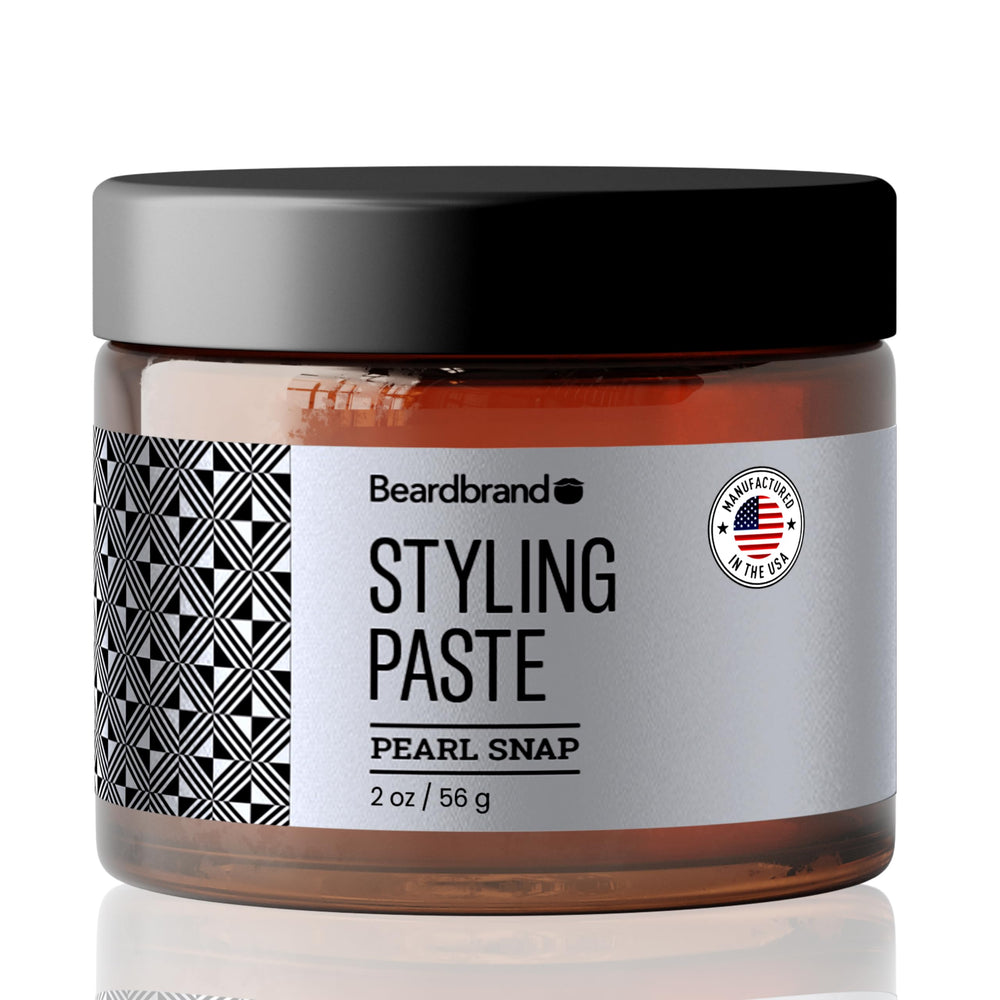 Beardbrand Pasta de Estilizado – Fijado medio para barba con aroma madera de teca