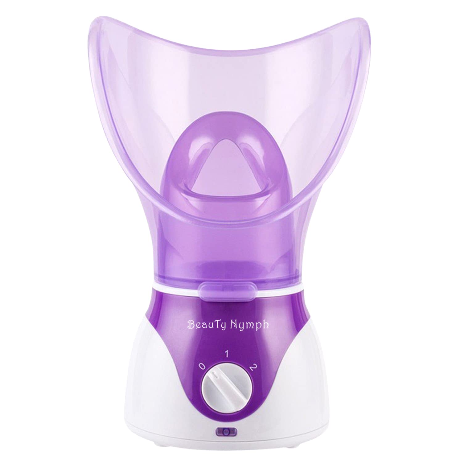 BeauTy Nymph vaporizador facial en uso facilita limpieza profunda de la piel