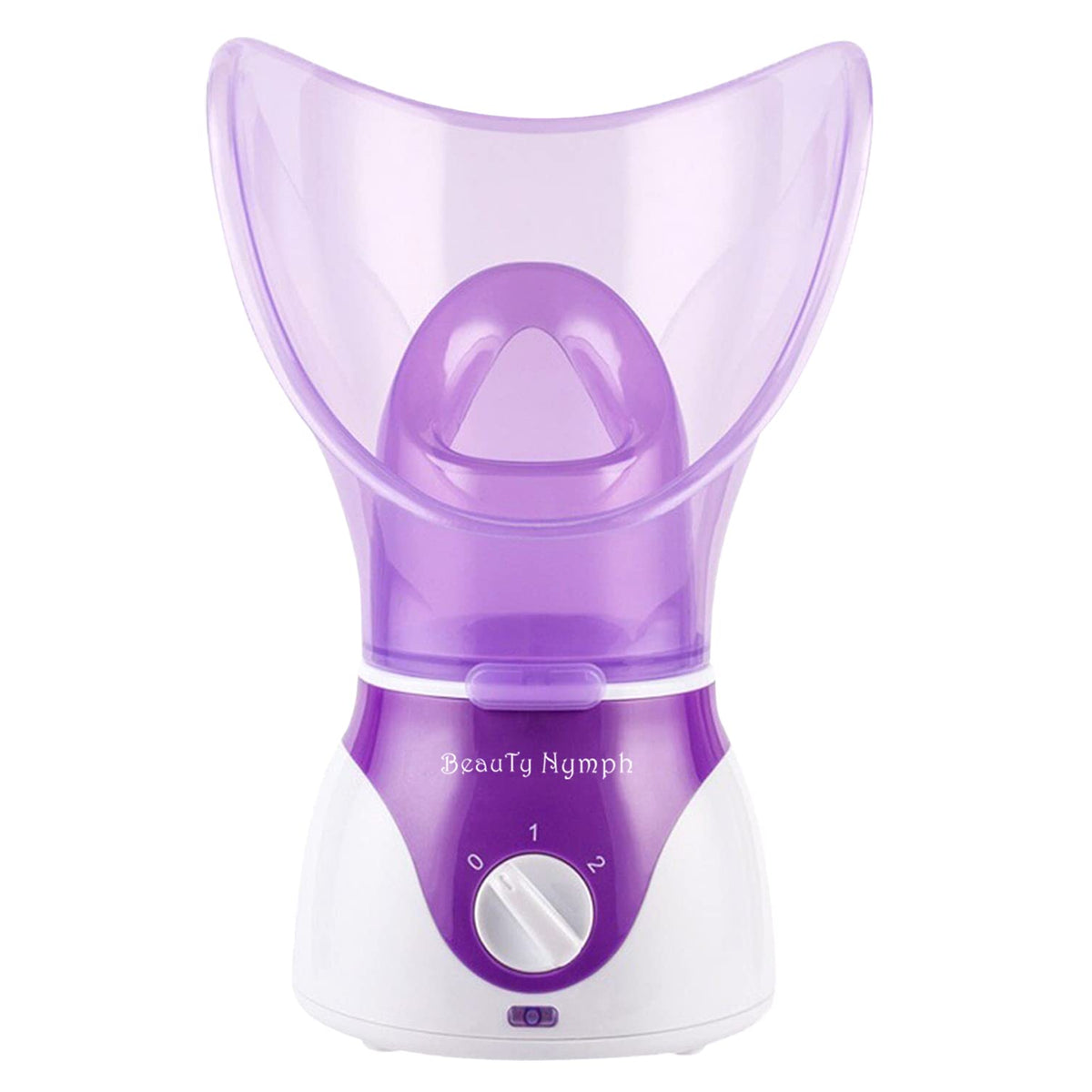 BeauTy Nymph vaporizador facial en uso facilita limpieza profunda de la piel