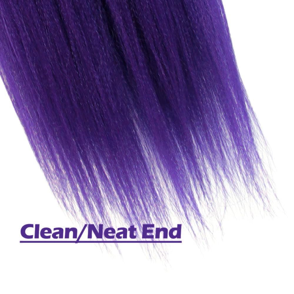 Beauday cabello morado de larga duración, mantenimiento mínimo.