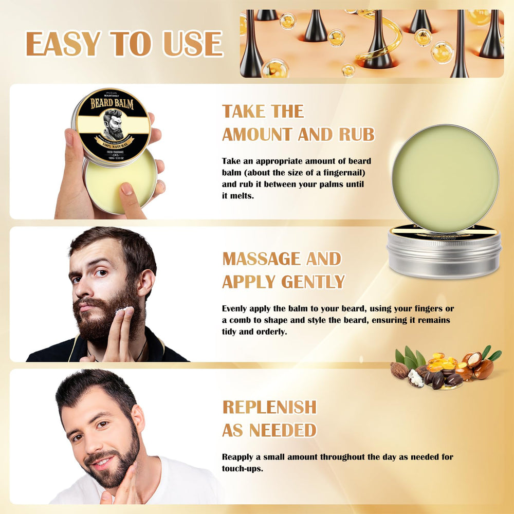 Beauntangly aceites argan jojoba barba, nutren y fortalecen.