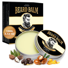 Beauntangly balsamo barba frasco, muestra nutrición para la piel.