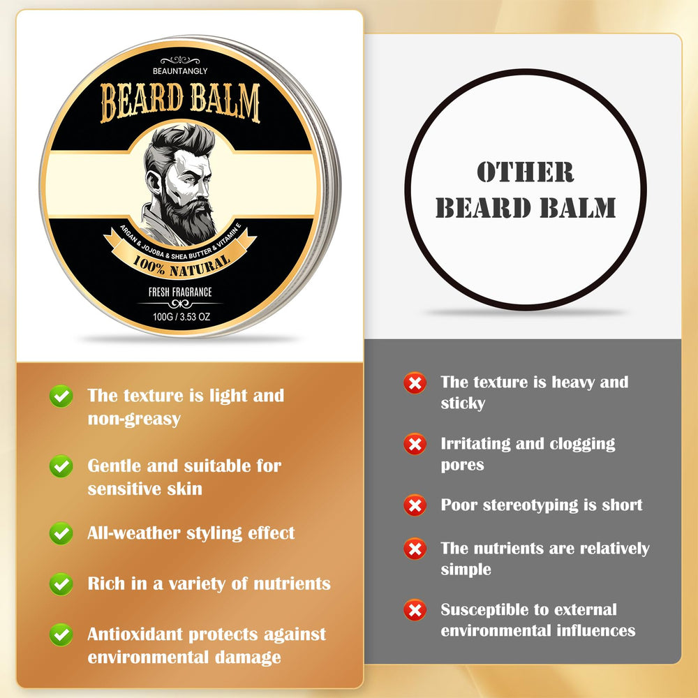 Beauntangly balsamo barba suavidad y brillo natural.