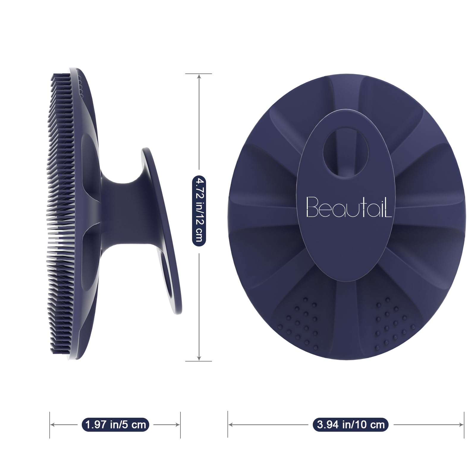 BEAUTAIL diseño ergonómico con gancho para secado y almacenamiento