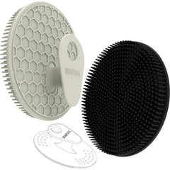 BEAUTAIL set silicona para cuerpo y cara, 3 piezas, higiene superior y exfoliación suave