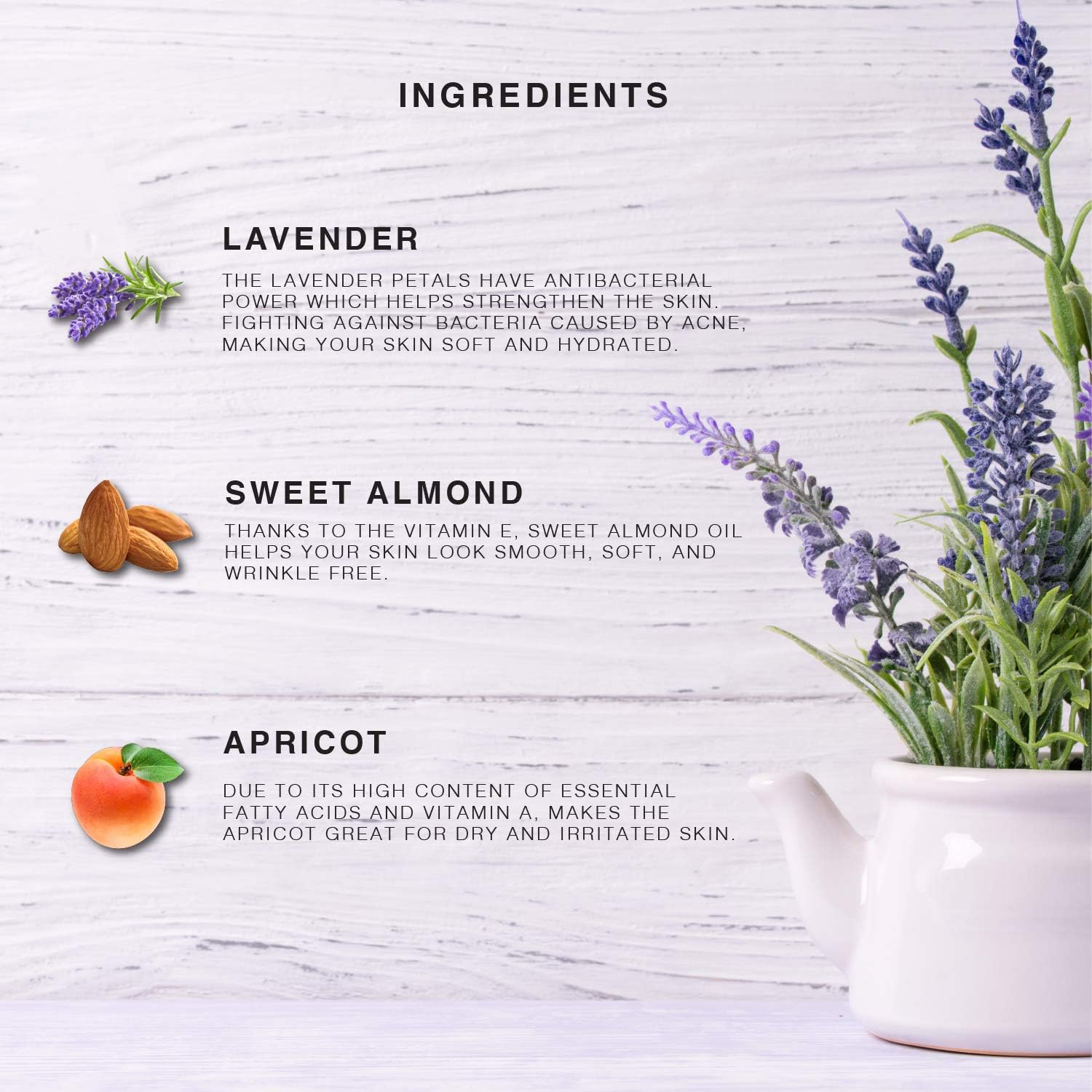 BEAUTE DE PROVENCE lavender oil on face supports smoothing and brightness.
