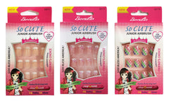 Beautia uñas falsas para niñas con diseños bonitos, ideales para fiestas.