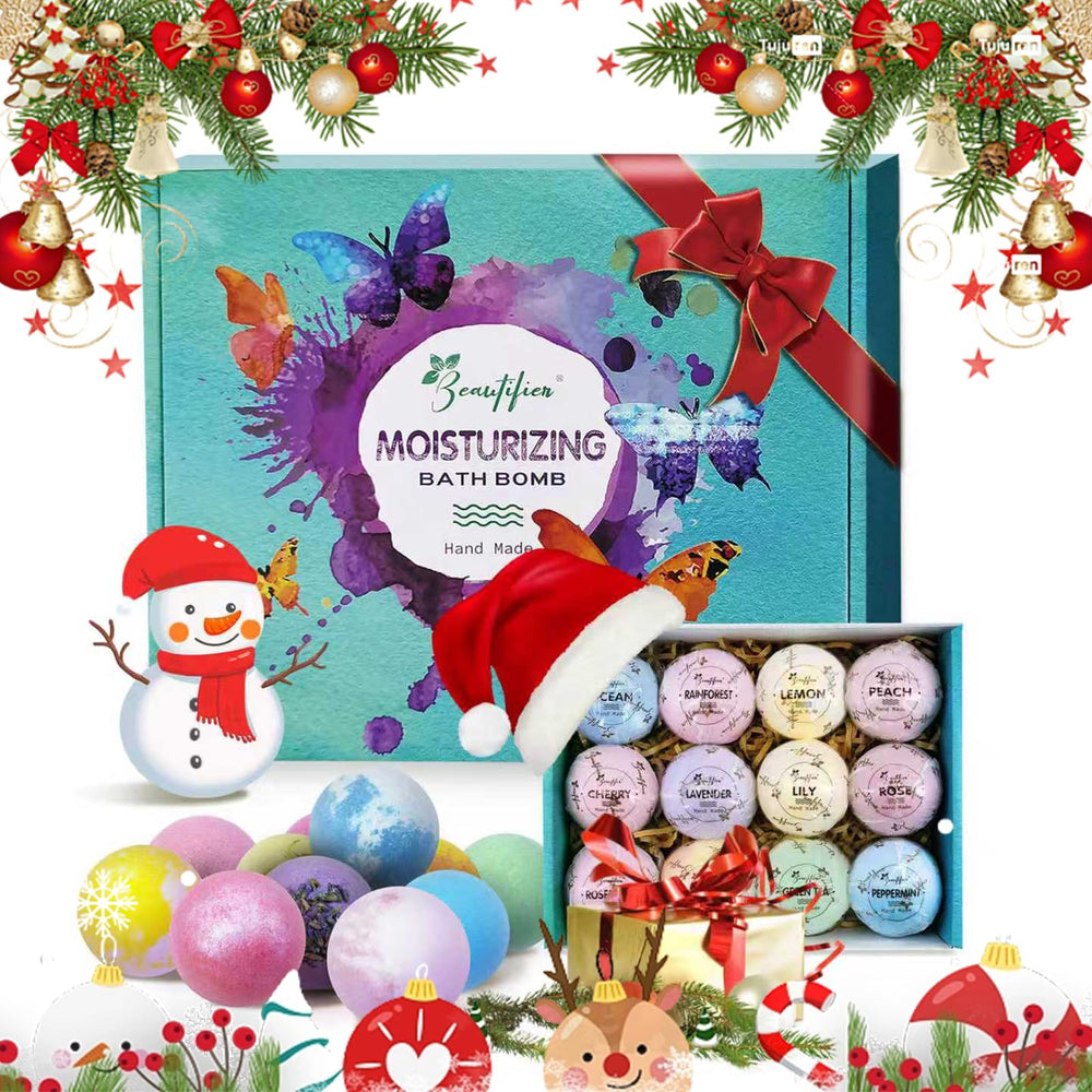 Bombas Beautifier Life con aromas relajantes para relajación nocturna.