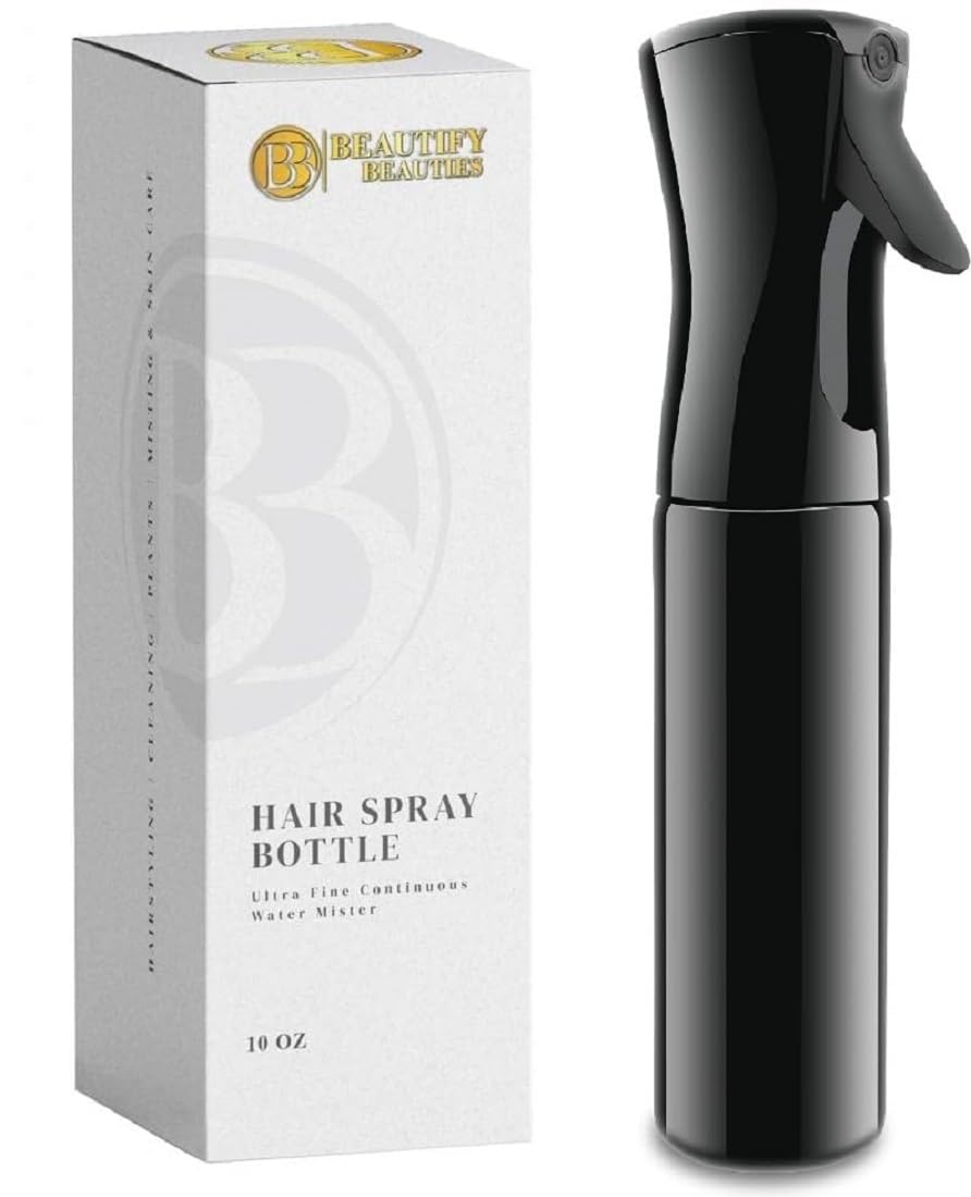 BeautifyBeauties atomizador agua ultrafino para cabello, rocía de forma continua y suave.