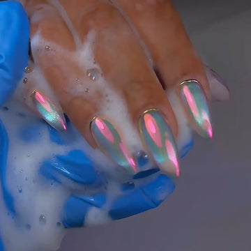 BEAUTNICE Chrome Nail Powder for acrylic color shift on nails