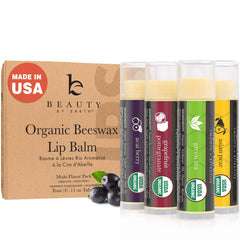 Beauty by Earth bálsamo labial pack multi-sabores ofrece hidratación suave para labios