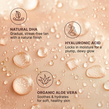 Beauty by Earth bronceador facial de aplicación rápida para rutina diaria