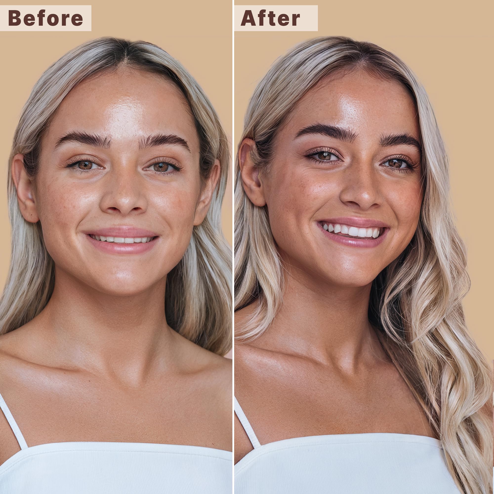 Beauty by Earth bronceador facial con ingredientes orgánicos para una piel sana