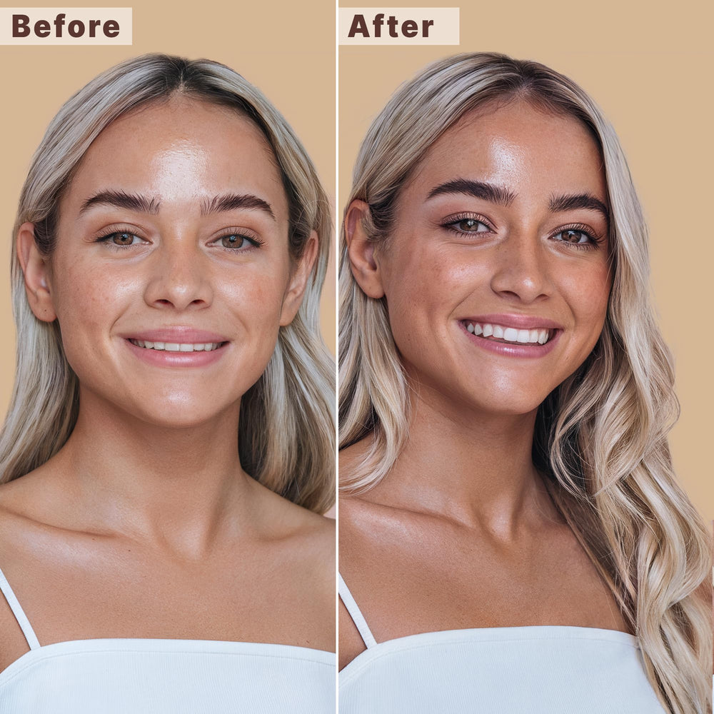 Beauty by Earth bronceador facial con ingredientes orgánicos para una piel sana