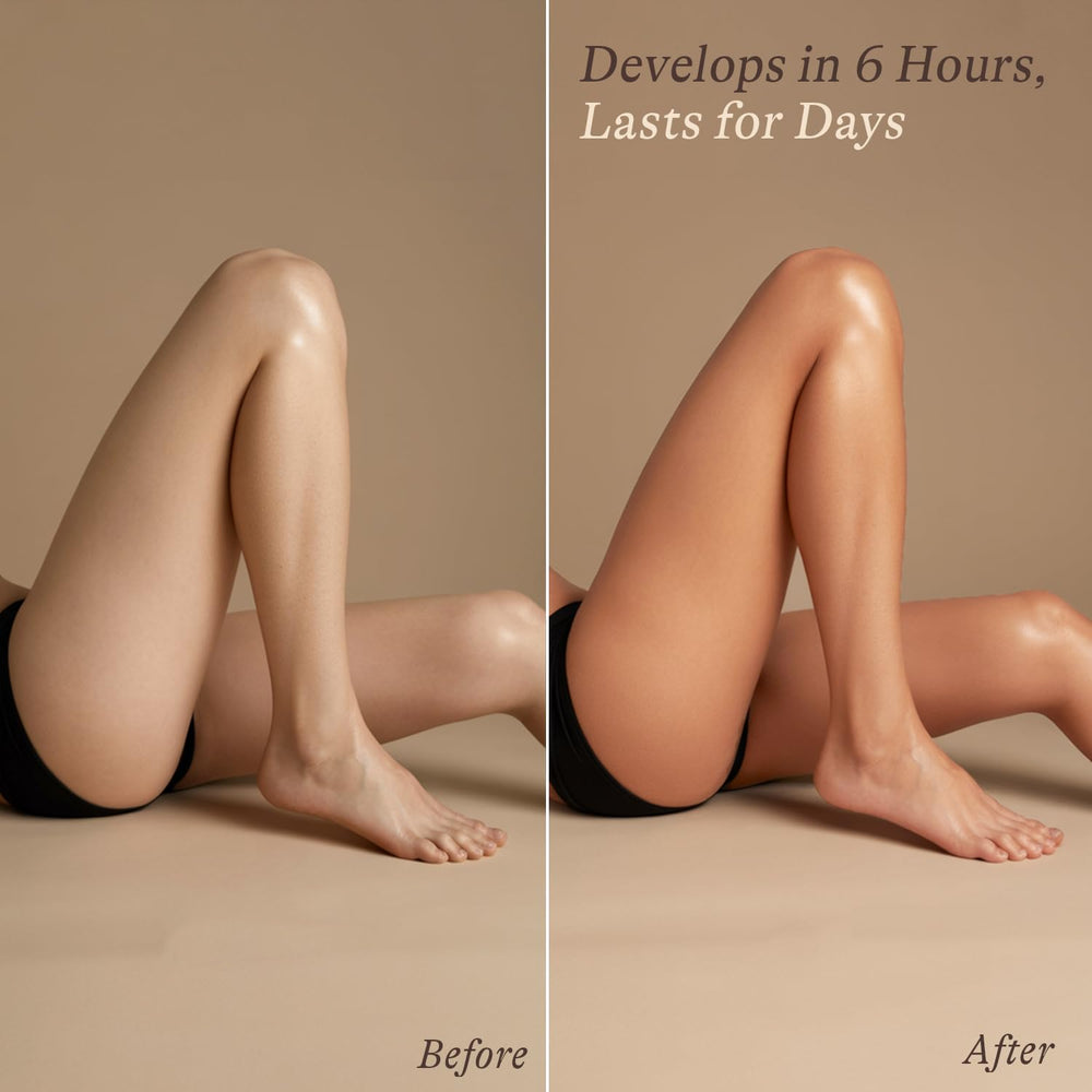 Odeur neutre lors de l’application pour un bronzage propre.
