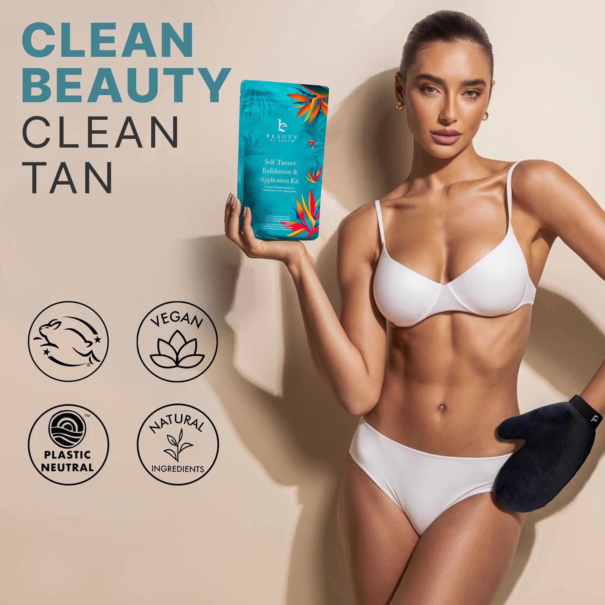 Crema bronceadora para cuerpo Beauty by Earth, hidratante y suave