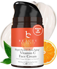 Beauty by Earth crema vitamina C para la cara, frente clara y luminosa