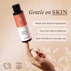 Beauty by Earth desmaquillante facial, limpia y refresca la piel.