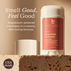 Beauty by Earth desodorante sin aluminio, fragancia naranja fresca y duradera
